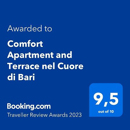 Comfort Apartment And Terrace Nel Cuore Di Μπάρι Εξωτερικό φωτογραφία